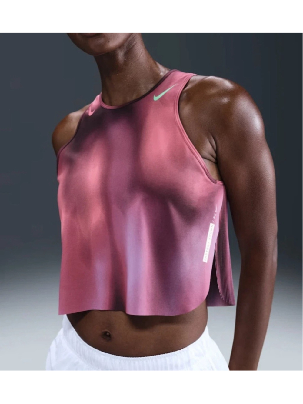 Nike AeroSwift Dri-FIT ADV Racing Cropped Tank Top IF1627-532 Women's Size XL